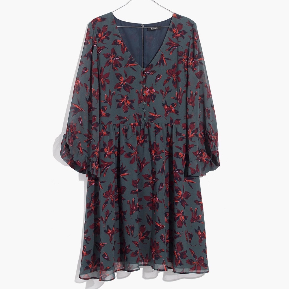 Madewell Winter Orchid Dress NWT